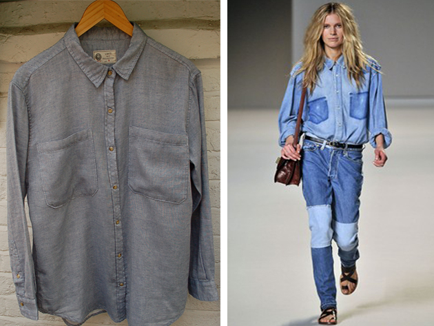 Everyday Outfit #5: Double Denim (and the $80 shirt) — The Flair Index