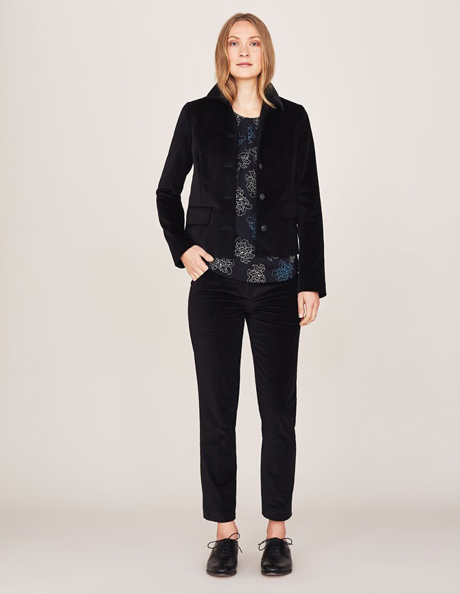 The Perfect Velvet Trouser Suit for the Christmas Season | The Womens Room